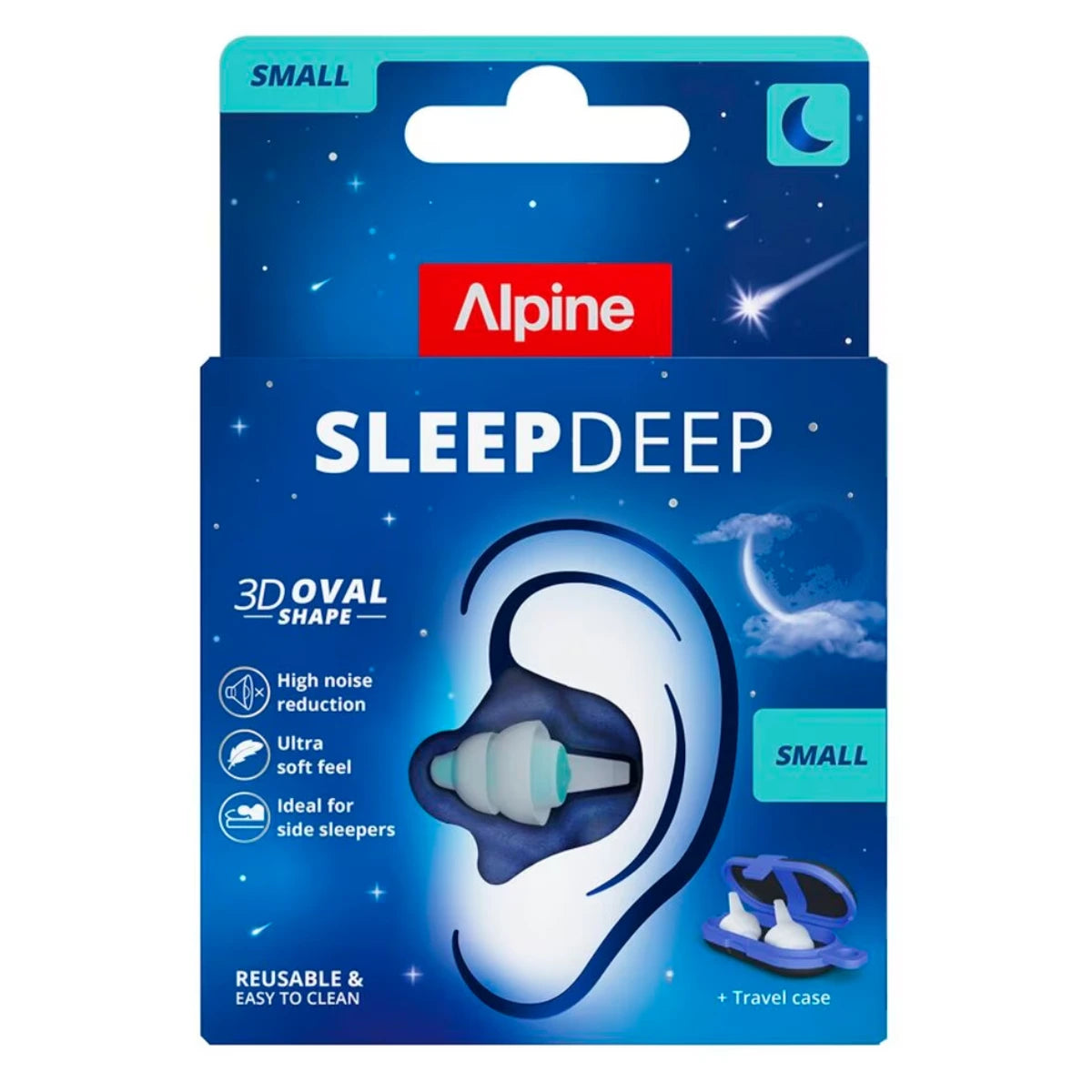 Alpine SleepDeep Small 1 pari – korvatulpat unen aikaisen melun vähentämiseen