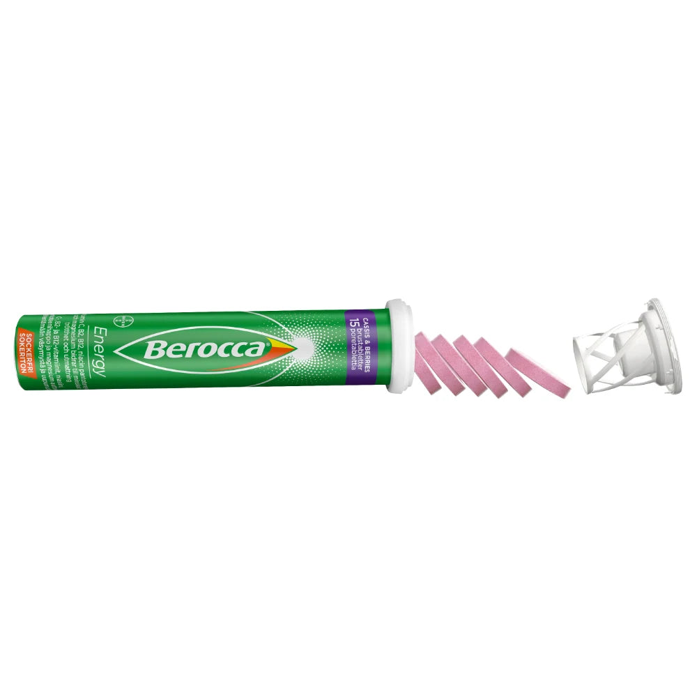 BEROCCA Energy Cassis & Berries poretabletti 45 kpl