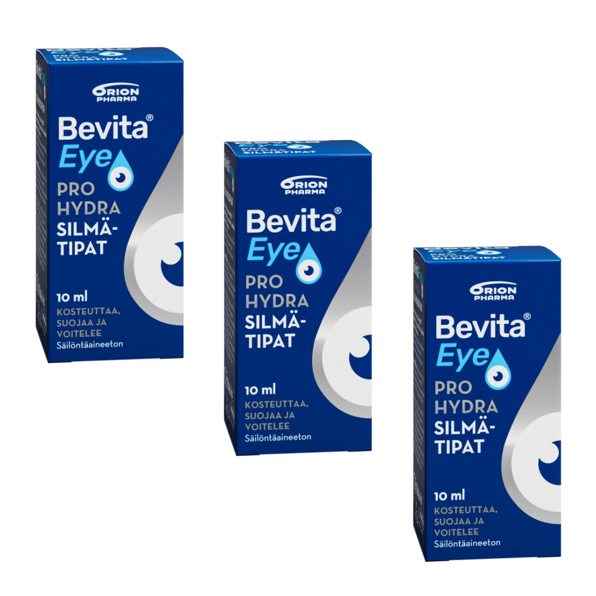 Bevita Eye Pro Hydra Silmätipat 3x10 ml triplapakkaus kostuttava silmätippa