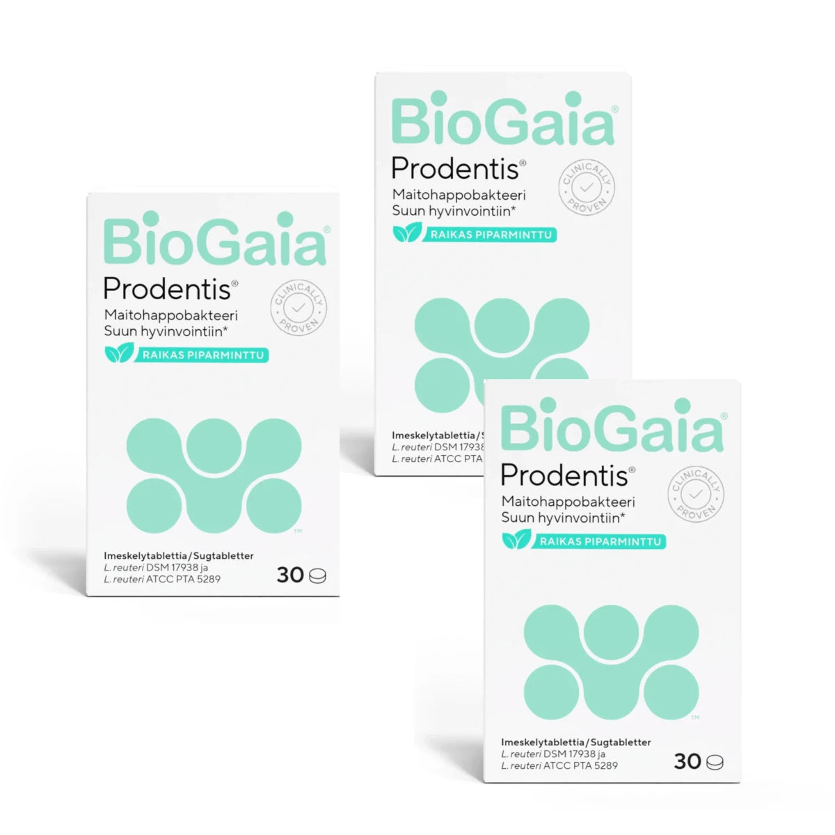 BioGaia Prodentis 3x30 imeskelytablettia – osta enemmän kerralla edullisemmin