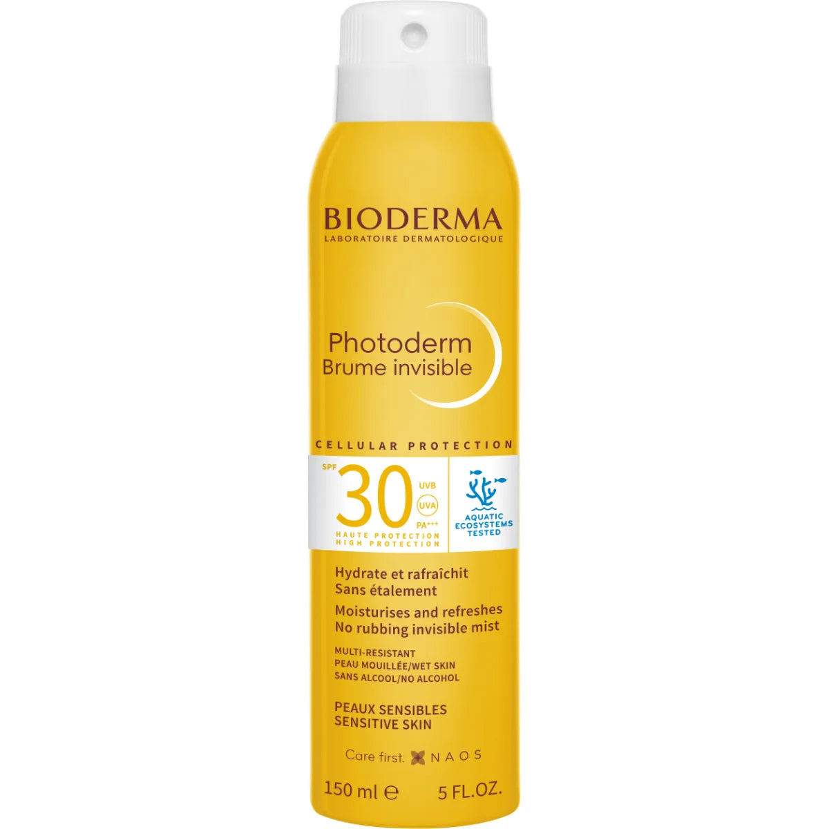 Bioderma Photoderm Brume Invisible SPF30 Aerosol 150 ml – kevyt, suihkutettava aurinkosuoja