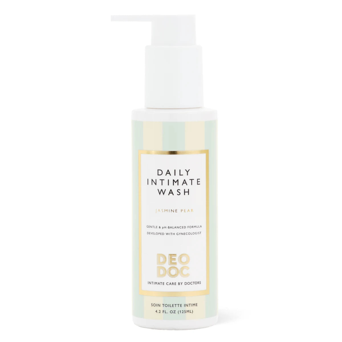 DeoDoc Intimate Wash Jasmine Pear 125 ml – hellävarainen vegaaninen intiimipesuneste
