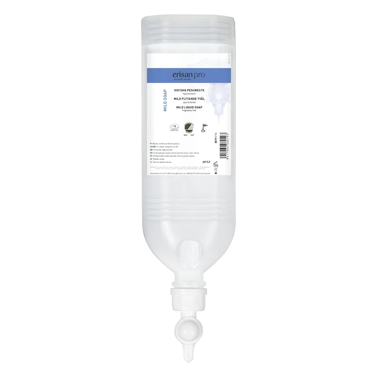 Erisan hoitava pesuneste hajustamaton dispenser 1000 ml