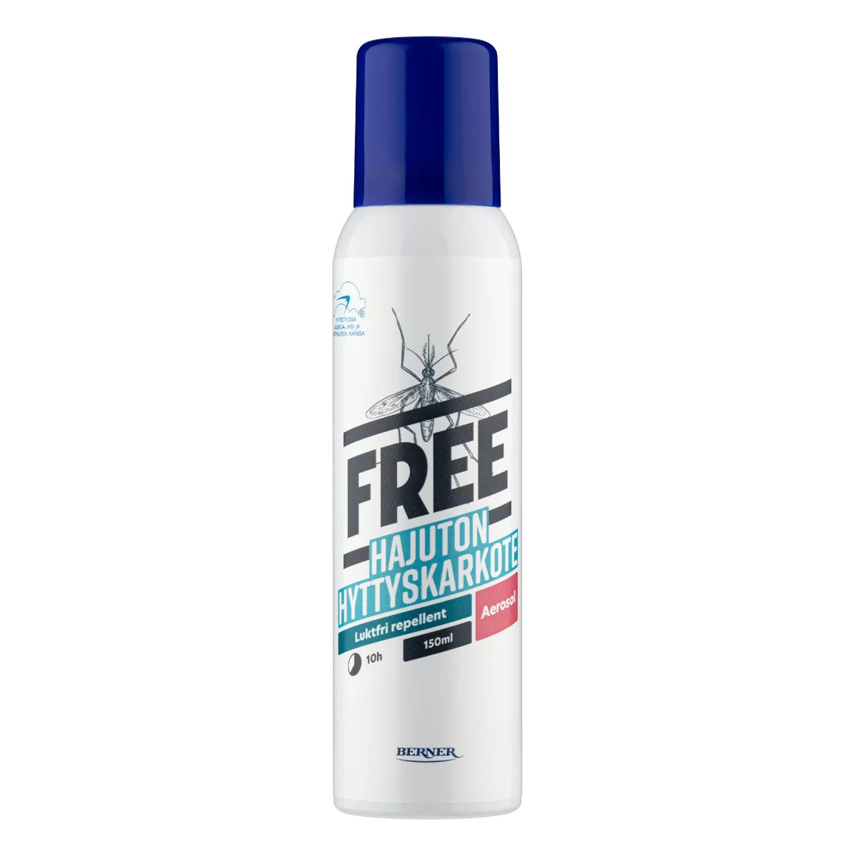 FREE Hyttyskarkote aerosoli 150 ml hajuton hyttyskarkote