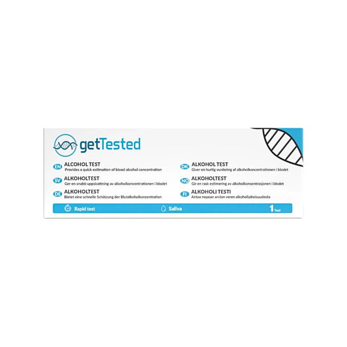 GetTested Alkoholitesti (sylki) 1 kpl