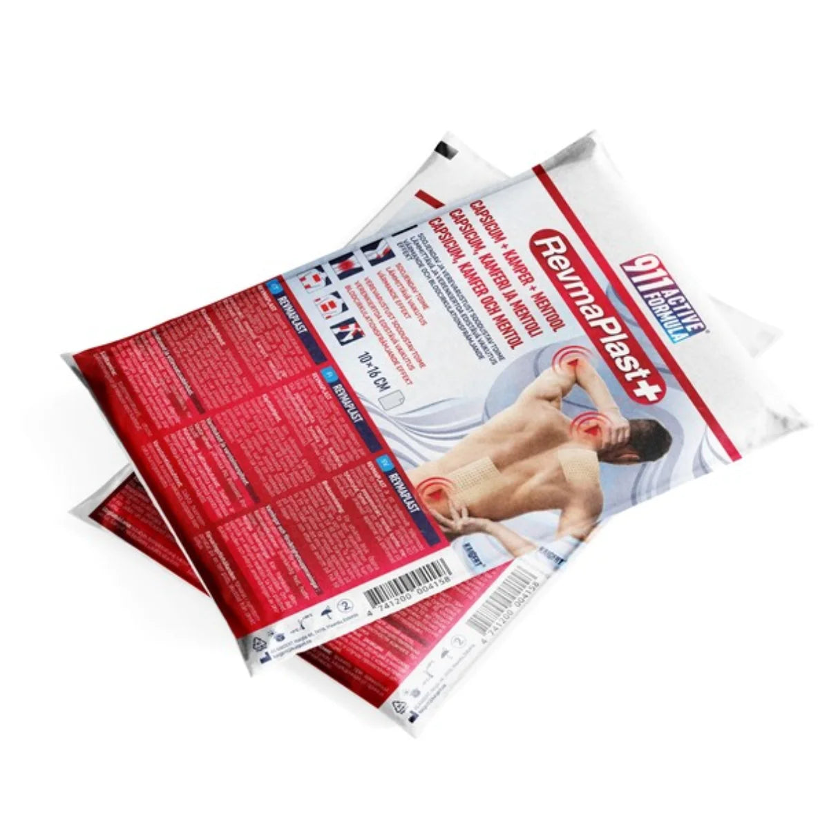 KAIGERT 911 Active Formula Revmaplast 10 cm x 16 cm – Lihas- ja nivelkipujen lievittämiseen