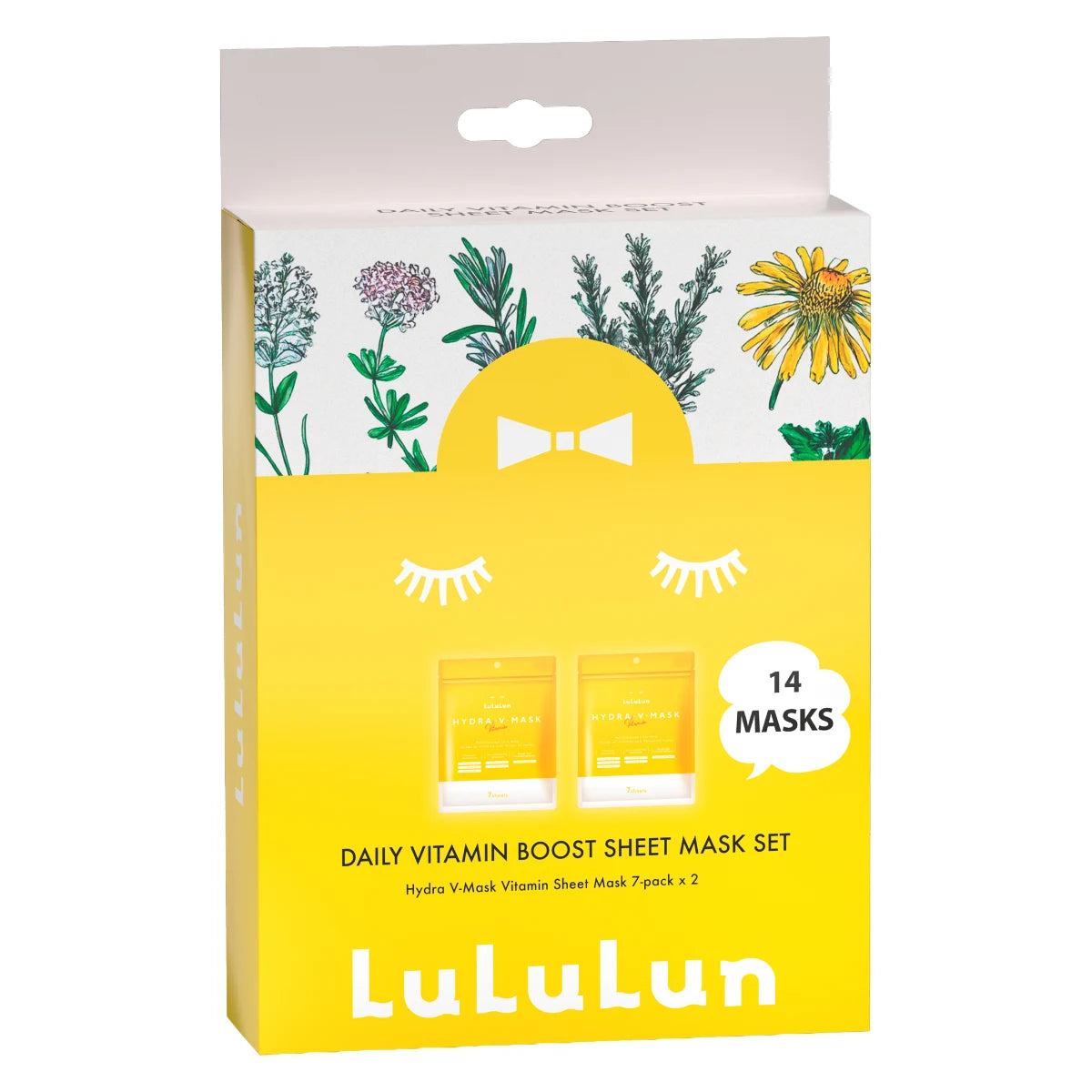 LuLuLun Daily Vitamin Boost Sheet Mask Set 14 kpl – kirkastava vitamiinikangasnaamiosetti