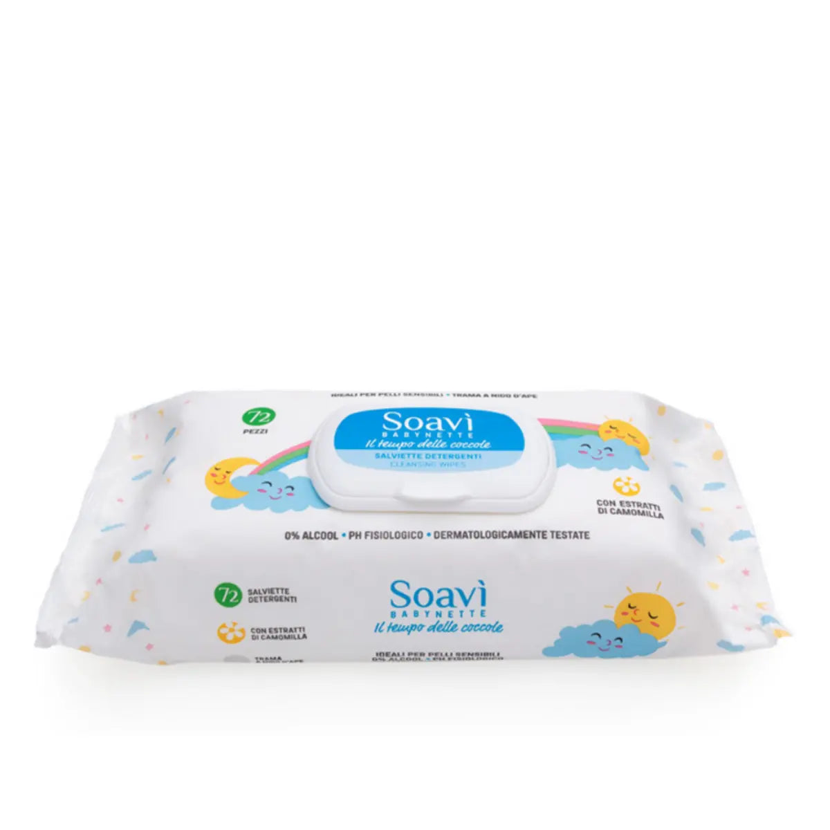 MEDS SOAVI Vauvan puhdistuspyyhe luonnollinen 72 kpl
