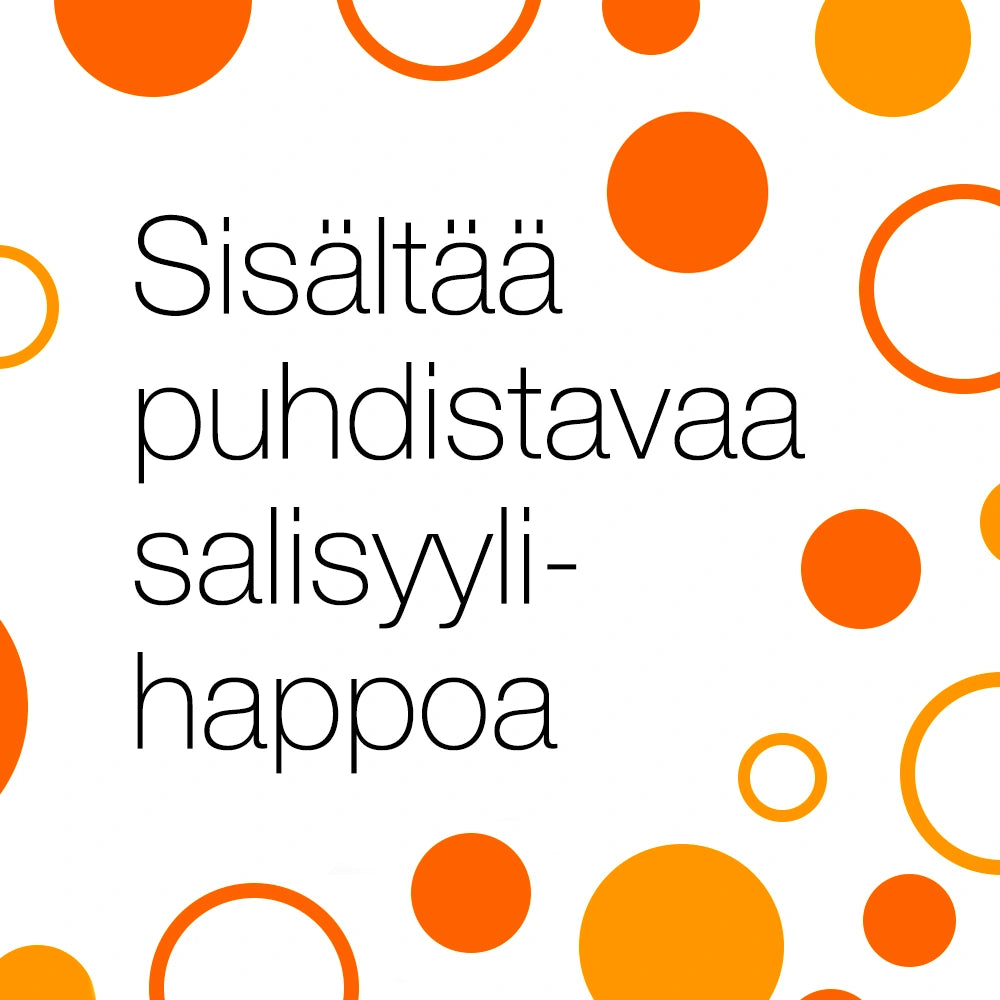 NEUTROGENA Clear & Defend Facial Scrub kuorintavoide sisältää puhdistavaa salisyylihappoa