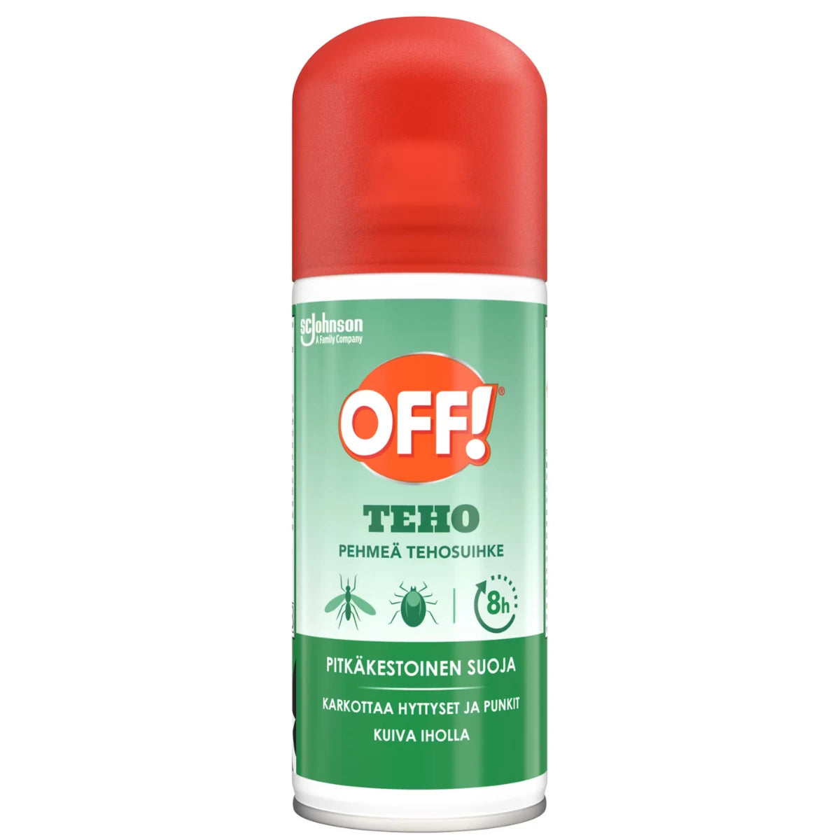 OFF! Pehmeä Tehosuihke 100 ml – tehokas hyönteiskarkote hyttysille ja punkeille