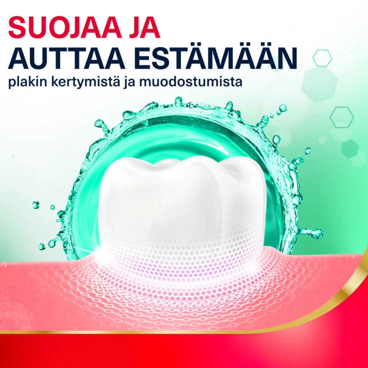 PARODONTAX Gentle fresh mint suuvesi suojaa ja auttaa estämään plakin kertymistä