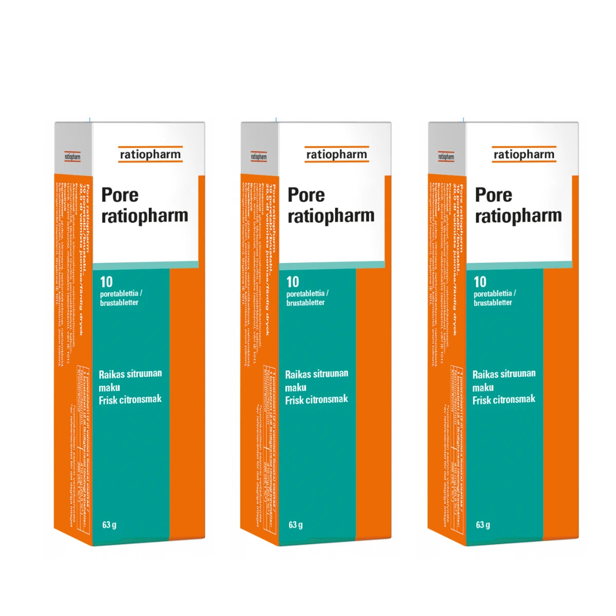 Pore Ratiopharm poretabletti 3x10 kpl – osta enemmän edullisemmin kerralla