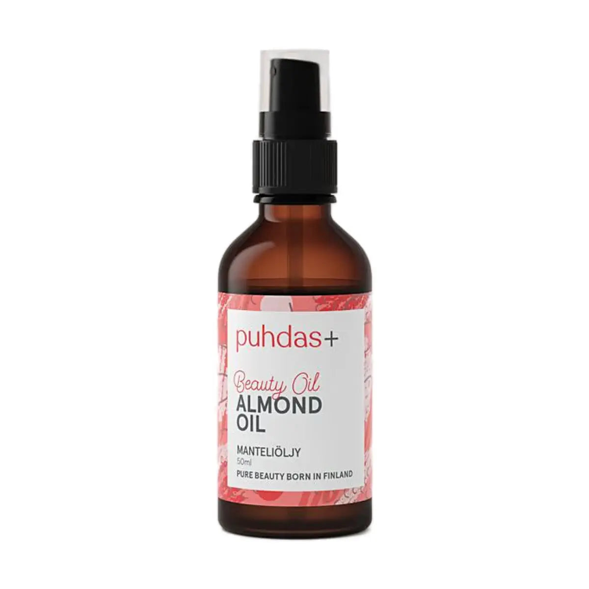 PUHDAS+ Beauty Oil Almond Oil, manteliöljy 50 ml