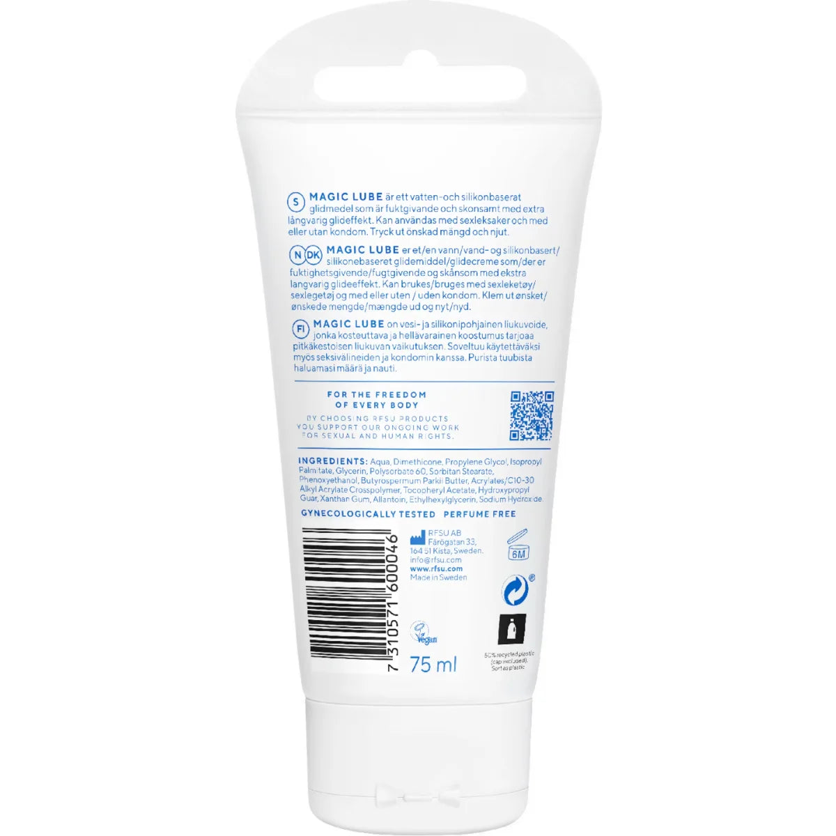 RFSU Magic Liukuvoide 75 ml pitkäkestoinen