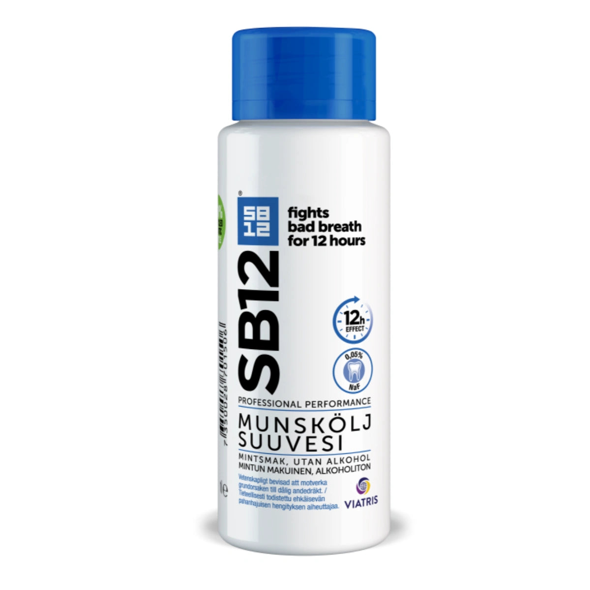 SB12 Mint/Menthol suuvesi 250 ml ehkäisee pahanhajuista hengitystä 12 tunnin ajan