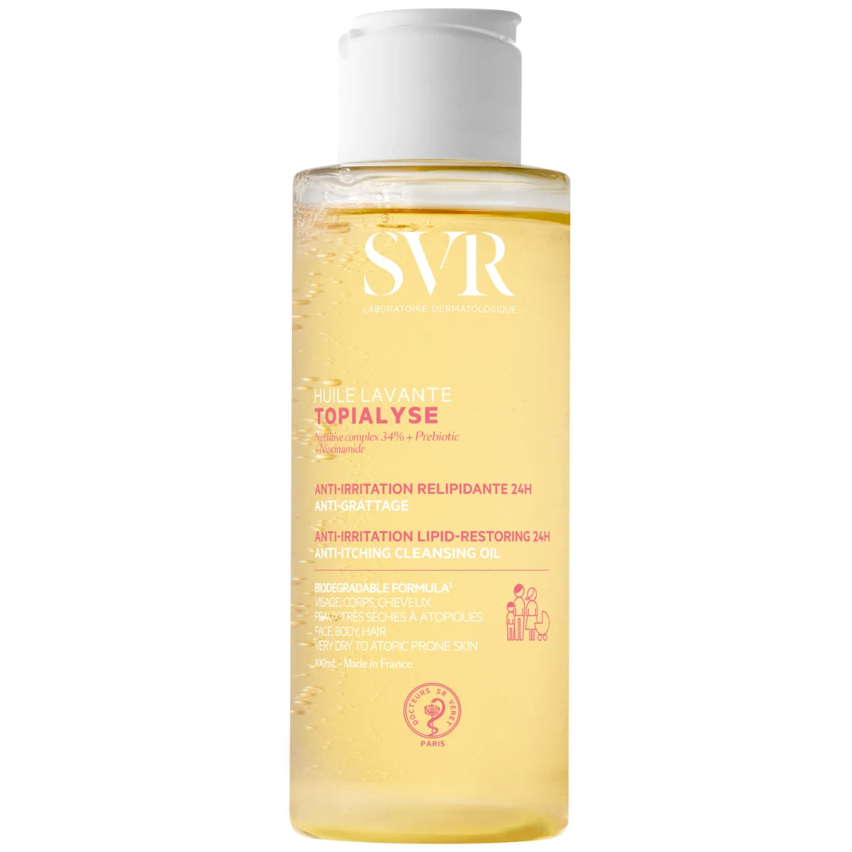 SVR Topialyse Huile Pesuöljy hajustettu 100 ml