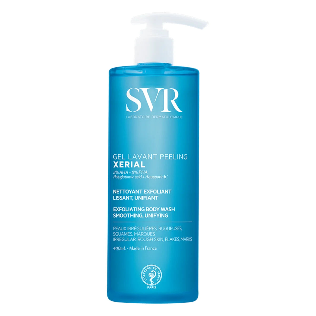 SVR Xerial Gel Lavant Peeling kuoriva pesugeeli 400 ml