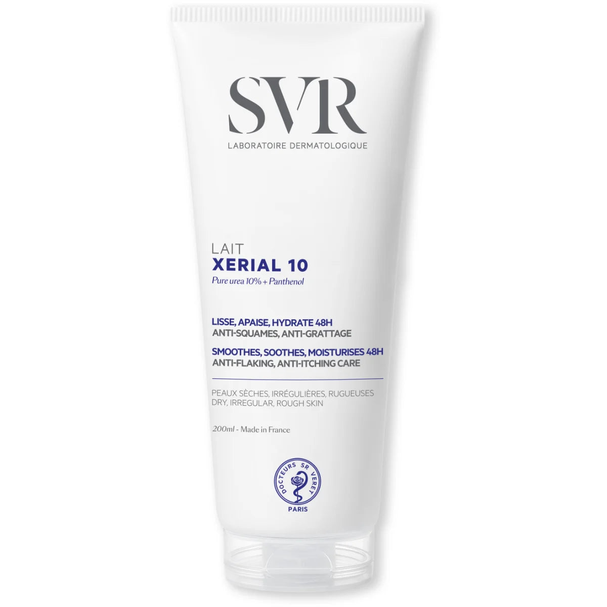 SVR Xerial lait 10 vartalovoide kuivalle ja karhealle iholle 200 ml