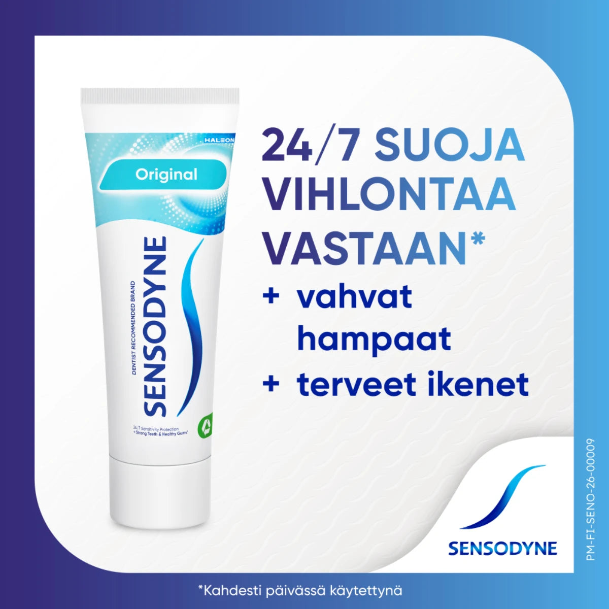 SENSODYNE Original hammastahna 24/7 suoja vihlontaa vastaan