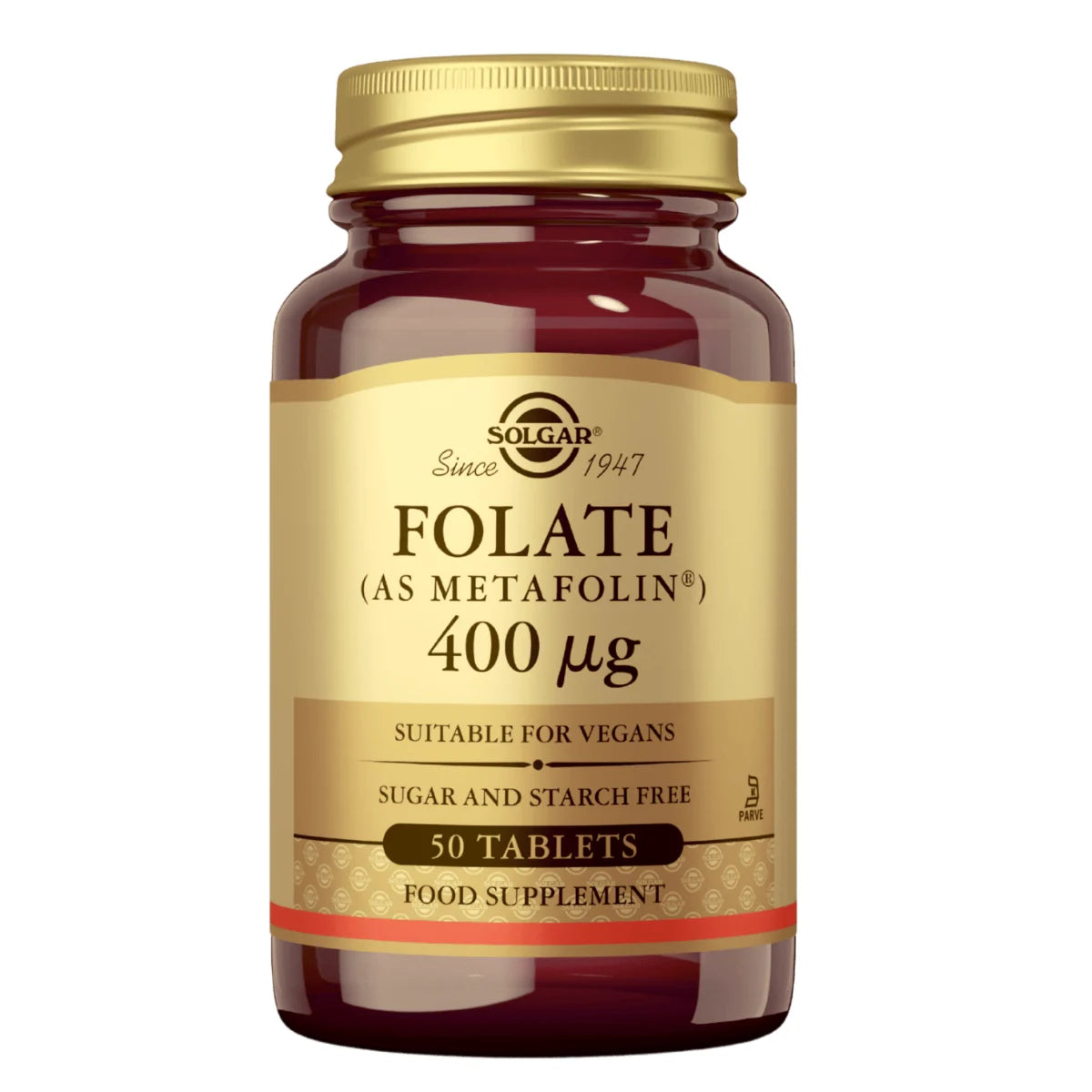 SOLGAR Folaatti 400 μg (Metafolin®) 50 tabl