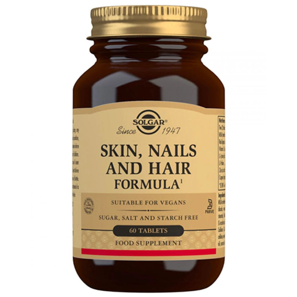 SOLGAR Iho, kynnet & hius (Skin, Nails & Hair Formula) tabletti 60 kpl