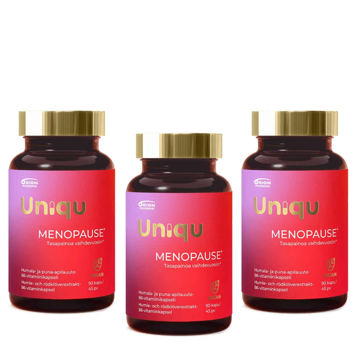 UNIQU Menopause 3x90 kaps kolme pakkausta yhteishintaan edullisemmin