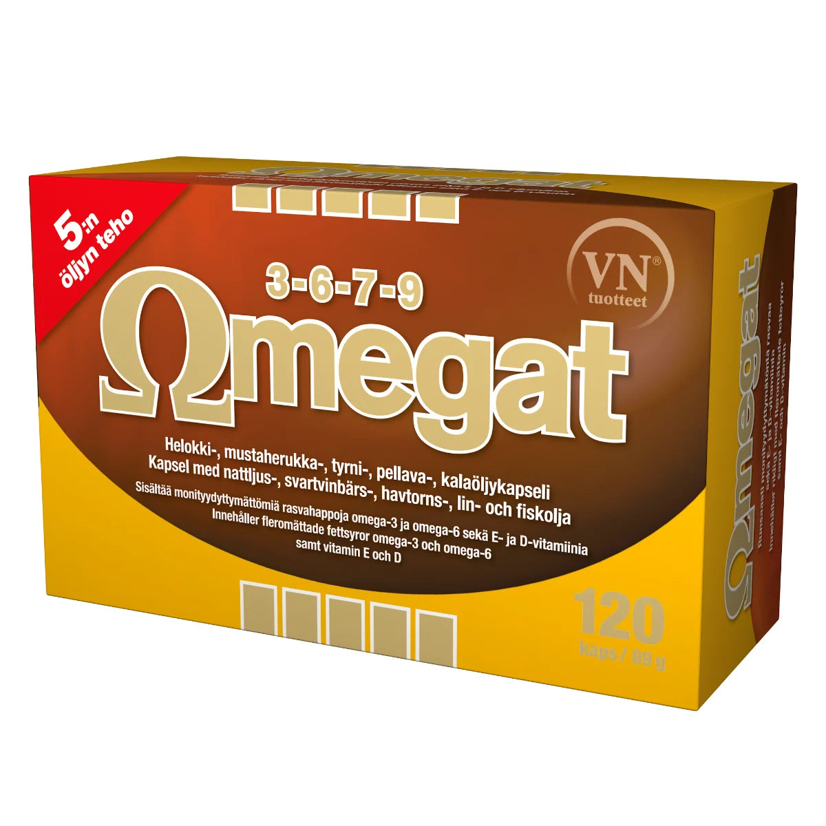 Via Naturale OMEGAT 3-6-7-9 120 kaps
