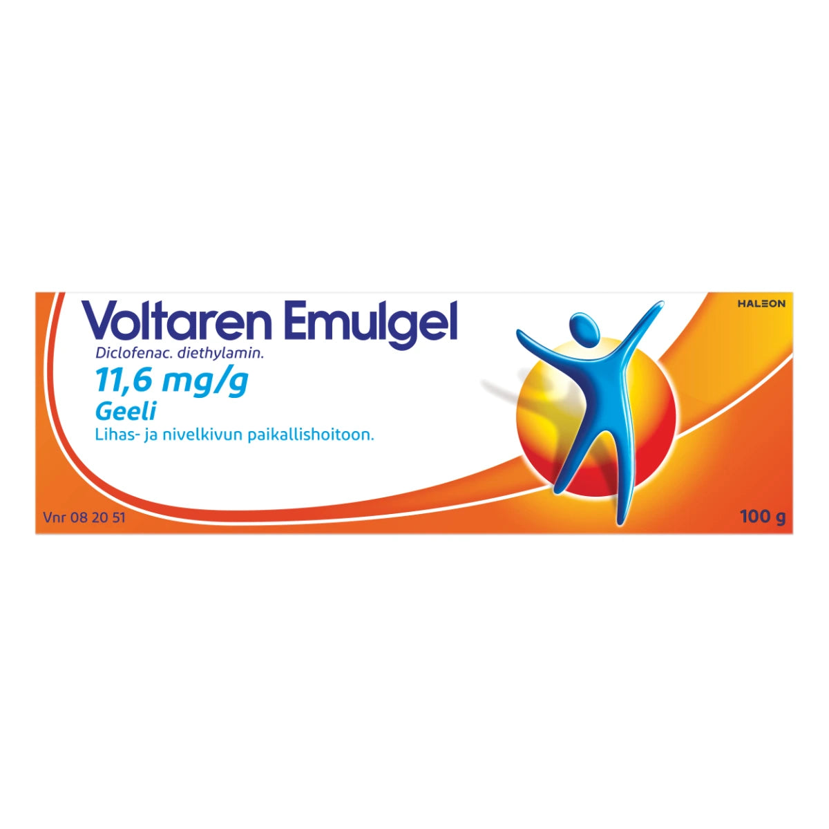 VOLTAREN EMULGEL 11,6 mg/g geeli 100 g kivun paikallishoitoon