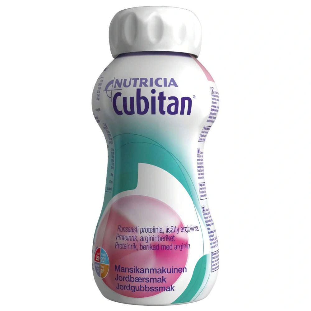 CUBITAN Mansikka painehaavojen ja kroonisten haavojen ravitsemushoitoon 200 ml