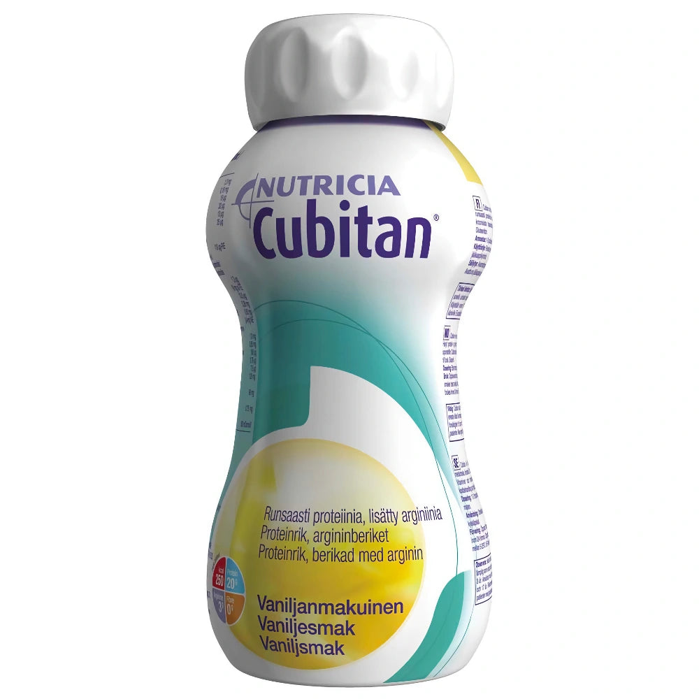 CUBITAN Vanilja painehaavojen ja kroonisten haavojen ravitsemushoitoon 200 ml