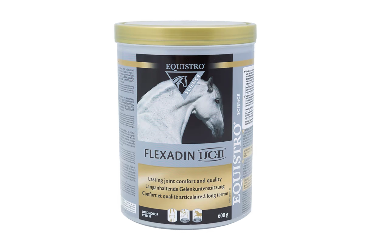 EQUISTRO Flexadin UC II täydennysrehu hevosille 600 g