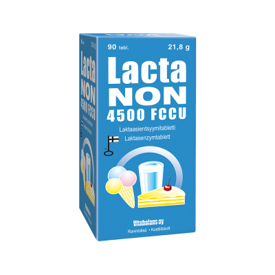 LACTANON 4500 FCCU LAKTAASIENTSYYMITABLETTI 90 TABLETTIA