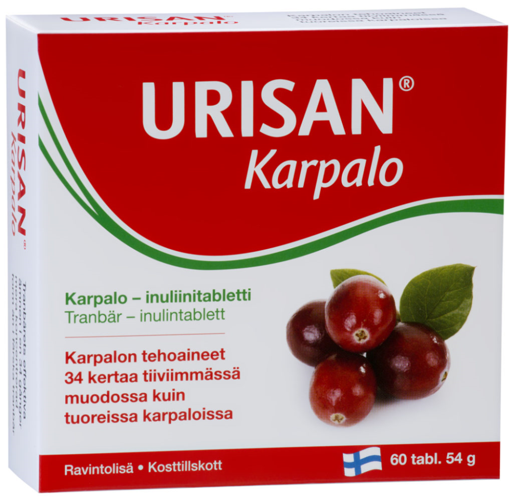 URISAN Karpalo karpalo-inuliinitabletti 60 kpl
