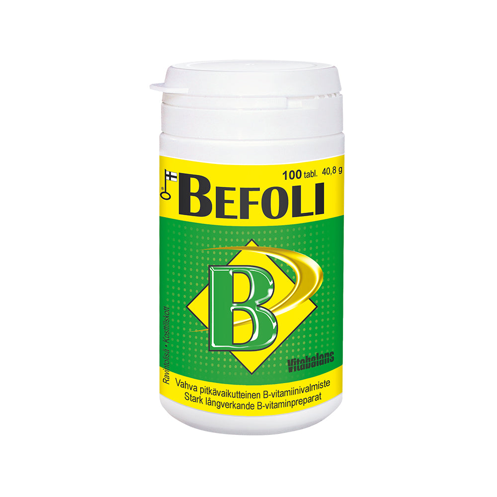 BEFOLI B-VITAMIINI TABLETTI 100 TABLETTIA