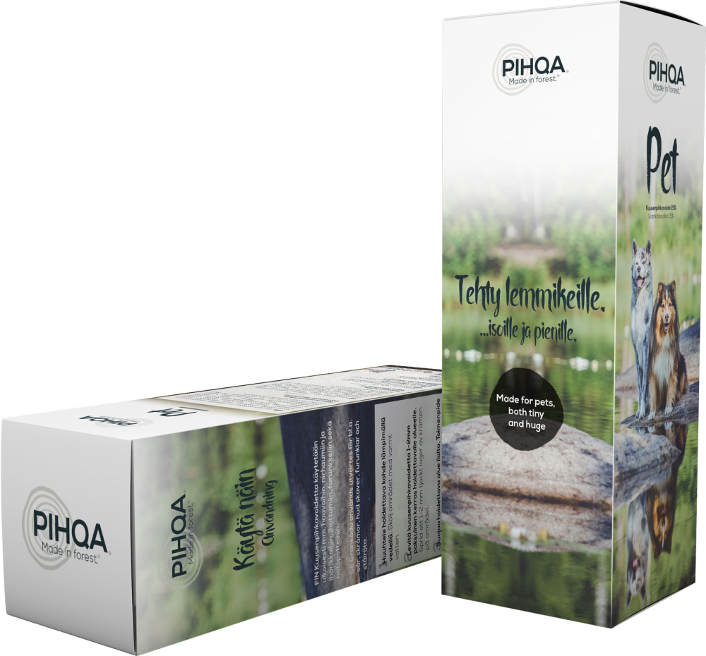 PIHQA PET KUUSENPIHKAVOIDE LEMMIKKIELÄINTEN NAARMUIHIN JA HIERTYMIIN 27 ML