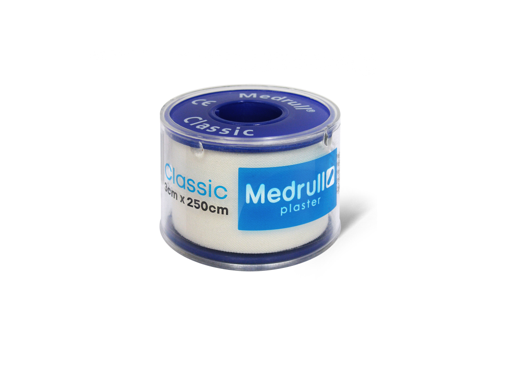 MEDRULL CLASSIC KIINNELAASTARI VALKOINEN 3CM X 250CM 1 KPL