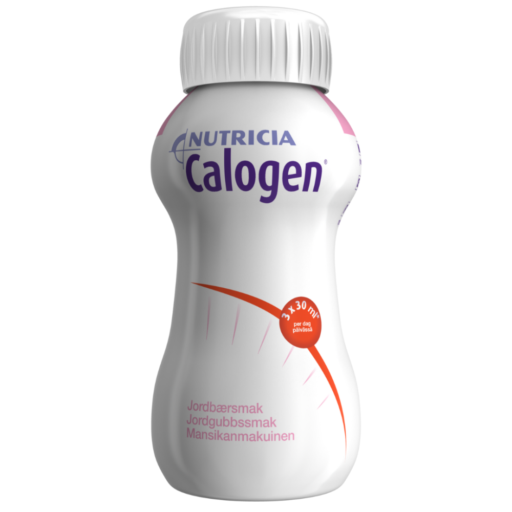 CALOGEN mansikanmakuinen kliininen ravintovalmiste 200 ml