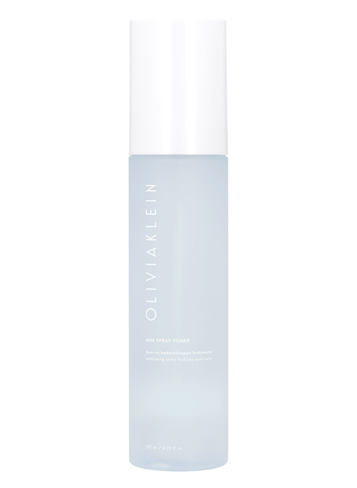 OLIVIA KLEIN AHA Spray toner kuoriva ja kosteuttava hoitoneste 125 ml