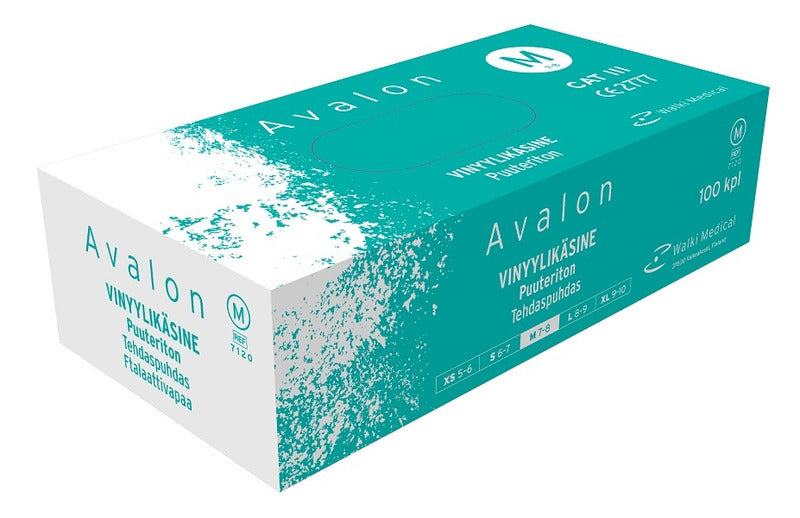 AVALON Vinyylikäsine, koko M 100 kpl