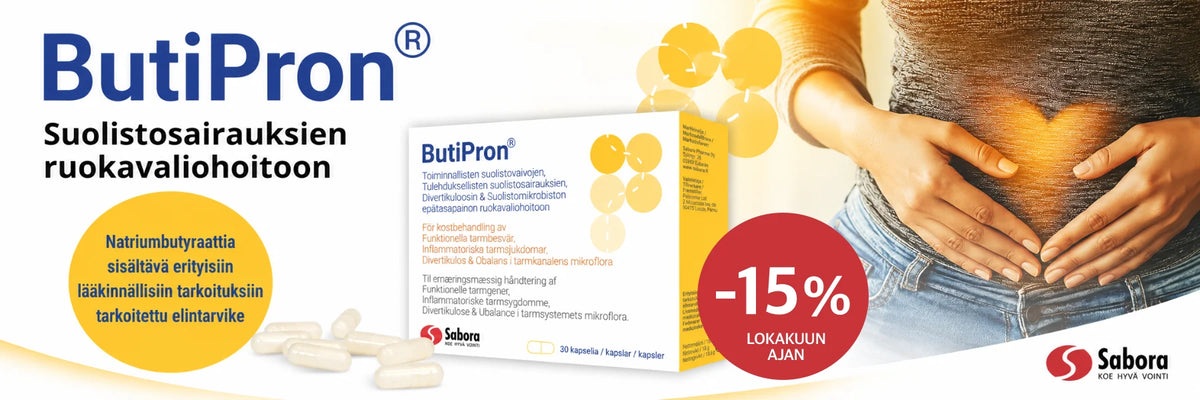 Butipron -15% lokakuun ajan
