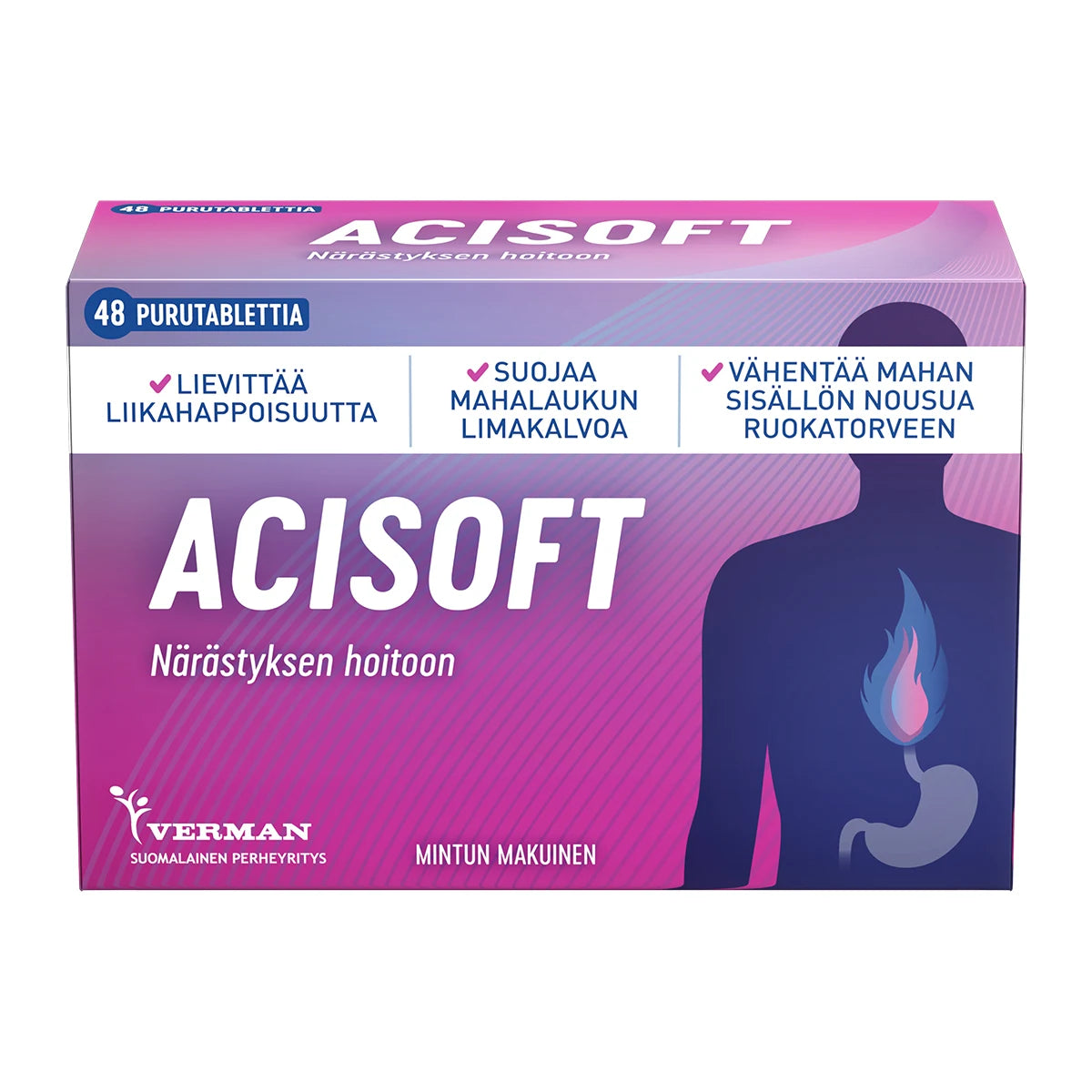 Acisoft 48 purutablettia