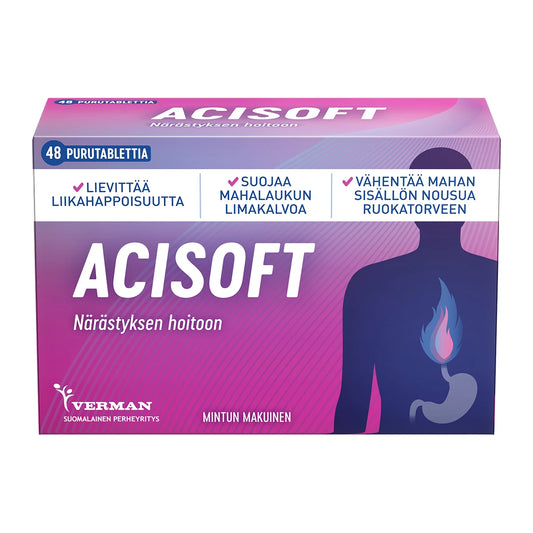 Acisoft 48 purutablettia