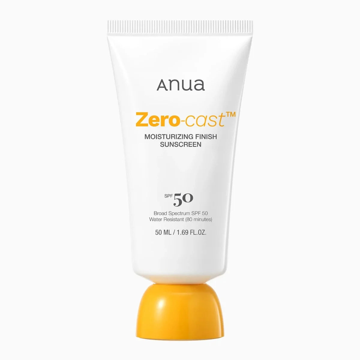 Anua Zero-Cast Moisturizing Finish Sunscreen – kosteuttava SPF50 aurinkosuojavoide
