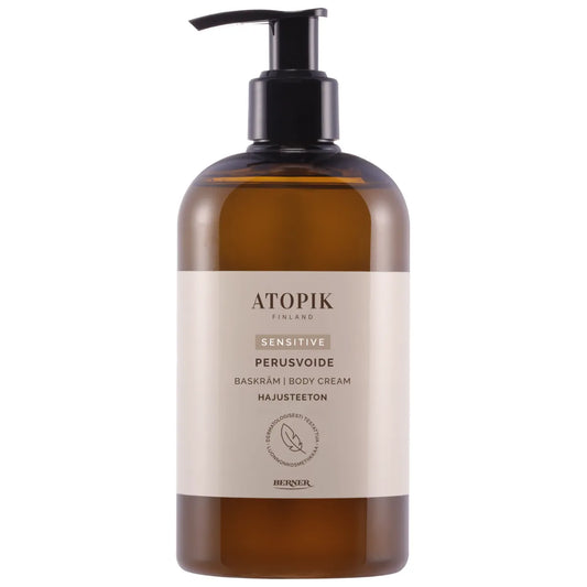 Atopik Sensitive Perusvoide 400 ml – Koko perheen hajusteeton kosteuttaja herkälle iholle