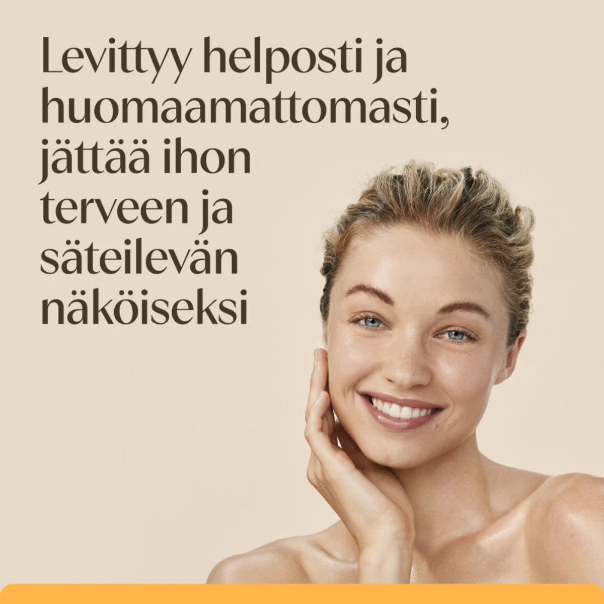 Aveeno Calm Restore Moisturising Lotion SPF50 kosteusvoide levittyy helposti