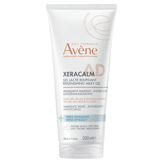 Avène XeraCalm A.D Milky Gel 200 ml – kevyt, hajusteeton hoitovoide erittäin kuivalle ja atopiaan taipuvaiselle iholle