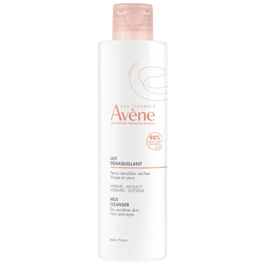 AVENE Gentle Milk Cleanser puhdistusemulsio 200 ml kuivalle, herkälle iholle