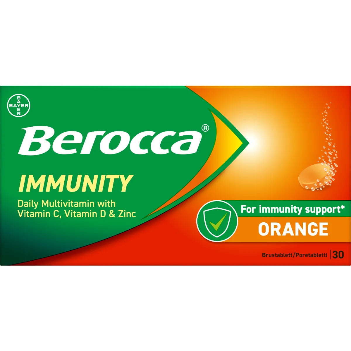 Berocca Immunity poretabletti 30 kpl