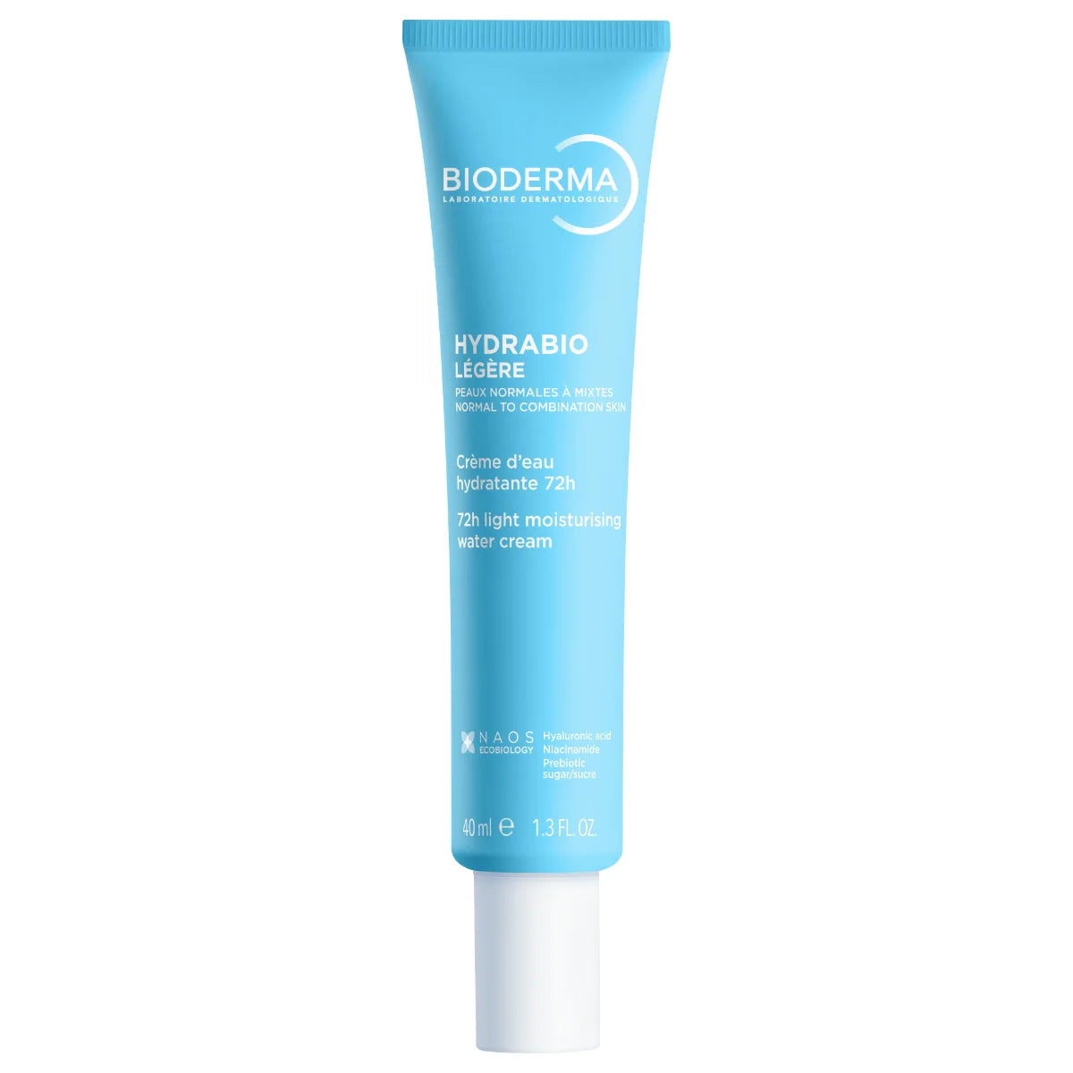 Bioderma Hydrabio Légère kevyt geelivoide 40 ml – 72 h kosteutusta normaalille ja sekaiholle