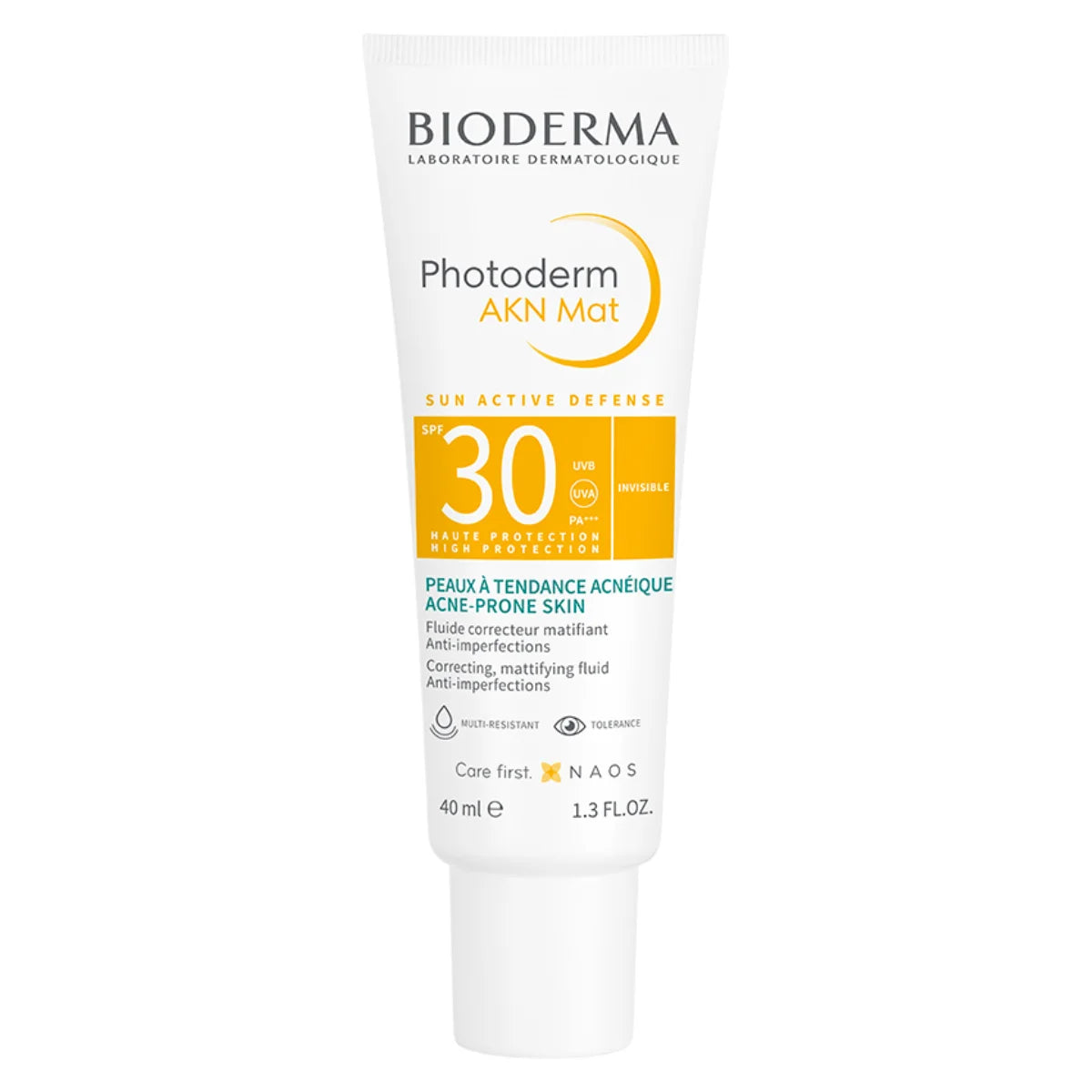 Bioderma Photoderm AKN Mat SPF30 40 ml – mattapinnan jättävä aurinkovoide epäpuhtaalle iholle